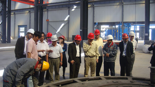 Accompanied by Lida leaders the customers of Japan Misubish  made  an on-the-spot investigation.